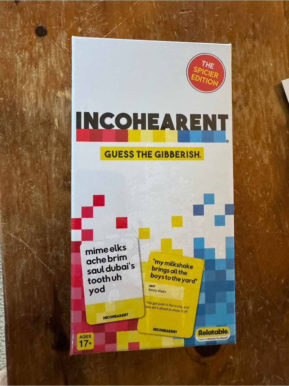 Incohearant Party Game - White